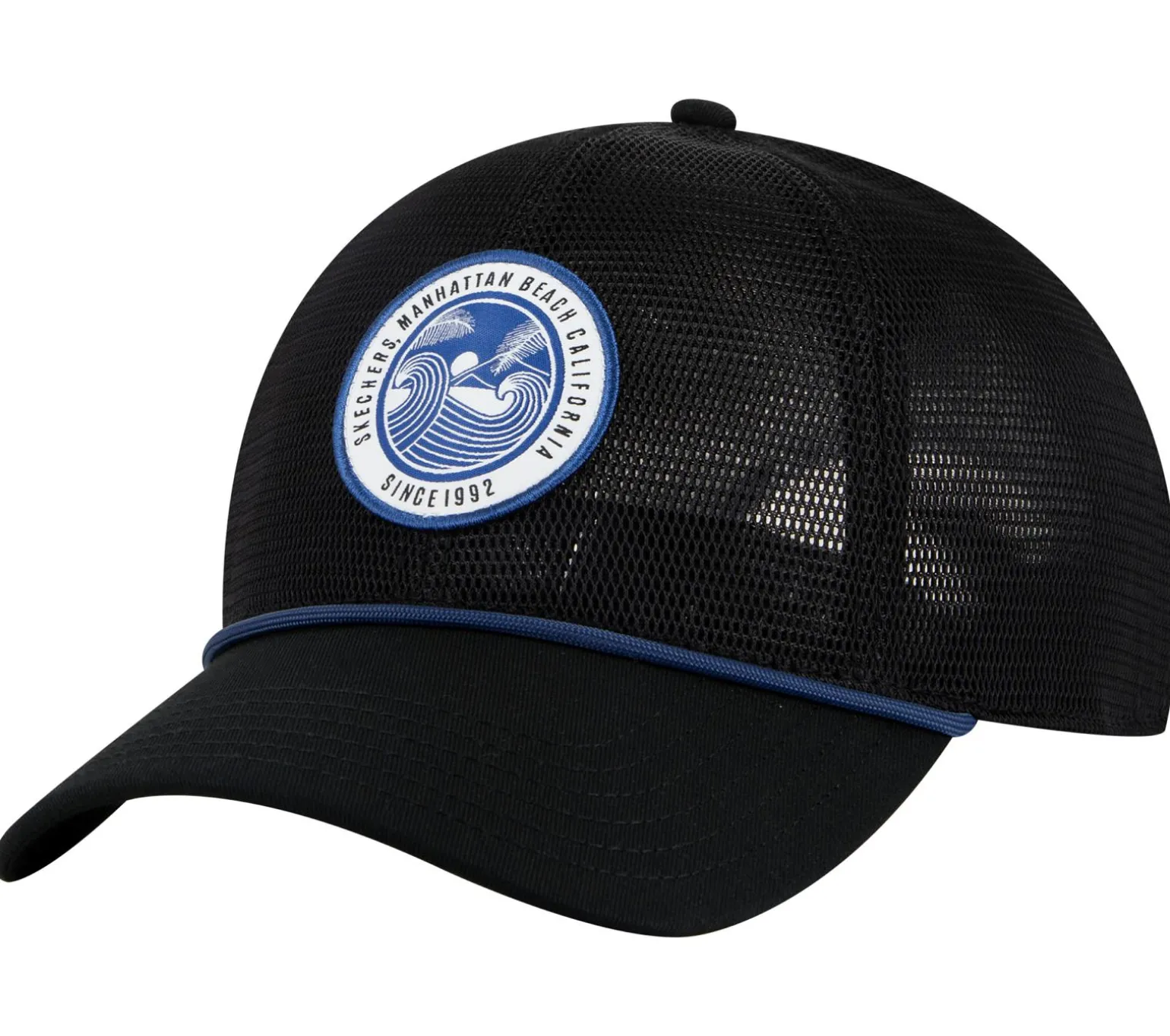 Wavy Mesh Trucker Hat
